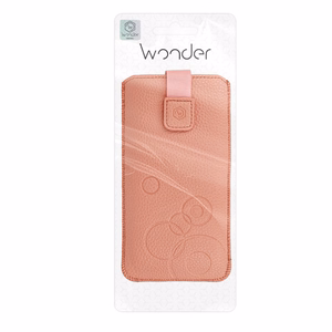 WONDER Deko dėklas telefonui (dydis L) Iphone 13 Mini/12 Mini/SE 2020/2022/7/8 persikinis