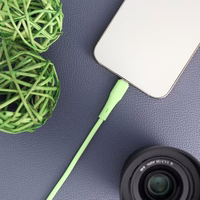 FORCELL F-ENERGY C343 kabelis USB A į Lightning 2,4A 12W Silicone 1 m žalias