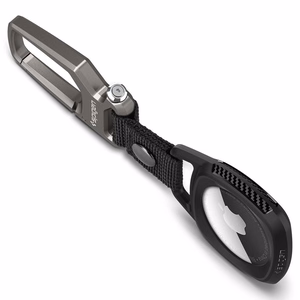 Spigen Rugged Armor dėklas skirtas Apple AirTag - matinis juodas