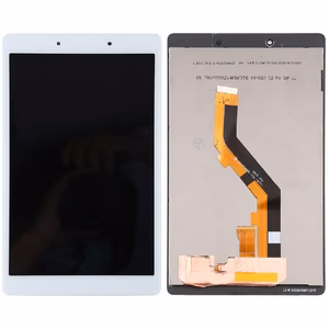 Ekranas Samsung T290 Tab A 8.0 2019 su lietimui jautriu stikliuku White (Refurbished) ORG