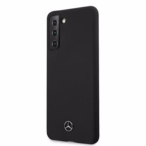 Dėklas telefonui Mercedes Silikoninis Line dėklas Samsung Galaxy S21+ juodas