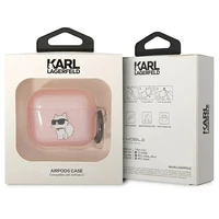 Karl Lagerfeld KLA3HNCHTCP Airpods 3 dėklas rožinis/rožinis Ikonik Choupette