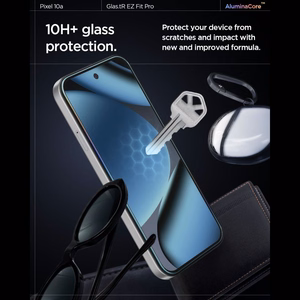 Apsauginis stiklas SPIGEN GLAS.TR EZ FIT PRO AC 2 vnt. GOOGLE PIXEL 10A skaidrus