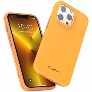Choetech MFM Apsauginis dėklas iPhone 13 Pro Max oranžinis (PC0114-MFM-YE)