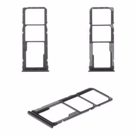 SIM kortelės laikiklis Xiaomi Redmi Note 8/Redmi Note 8 2021 Space Black ORG