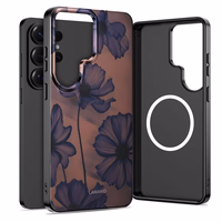 Tech-Protect Lamano MagSafe Dėklas for Samsung Galaxy S26 Ultra - rudas and violetinis