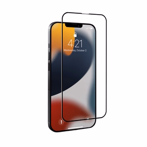 Crong 7D Nano Flexible Glass 9H visą ekraną dengiantis hibridinis apsauginis stiklas, skirtas iPhone 13 Mini