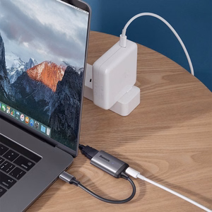 Baseus adapteris HUB - Type C į VGA + Type C PD - (CAHUB-O0G) tamsiai pilkas