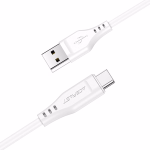 USB kabelis Acefast C3-04 USB-A to USB-C 1.2m juodas