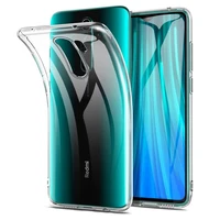 Itin plonas 0,5 mm dėklas telefonui Xiaomi Redmi Note 8T skaidrus