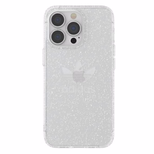 Adidas OR Apsauginis Skaidrus Dėklas Blizgučiai iPhone 13 Pro / iPhone 13 - Skaidrus Sidabras