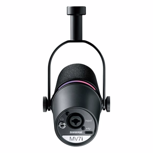 Shure MV7i – išmanusis mikrofonas su integruota garso sąsaja