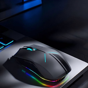 Machenike M721 Wireless Gaming Mouse 10000 DPI with RGB Backlight - Black