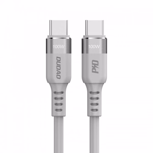 USB Laidas Dudao LC5MAX pilkas Type-C / Type-C 100cm