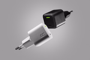 Green Cell PowerGaN 33W PD 3.0 QC 3.0 USB įkroviklis 1× USB-C, baltas