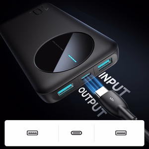 Išorinė baterija Power Bank Joyroom JR-PBF12 10000mAh juoda