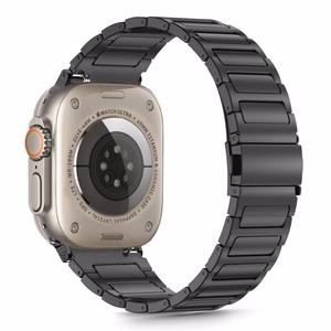 Dirželis TECH-PROTECT STAINLESS CLASSIC APPLE WATCH 6 / 7 / 8 / 9 / 10 / SE / ULTRA 1 / 2 (44 / 45 / 46 / 49 MM) juodas