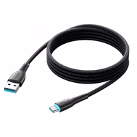 USB Laidas Joyroom "SA32-AC3" Juodas "Type-C" 100cm (iki 3A)