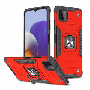 Wozinsky Ring Armor Case с подставкой прочный защищённый чехол для Samsung Galaxy A22 4G красный