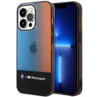 BMW pusiau trispalvis dėklas telefonui iPhone 14 Pro Max 6.7" - juodas