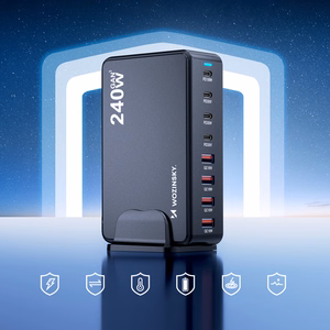 Wozinsky 240W GaN QC3 įkrovimo stotelė - juodas