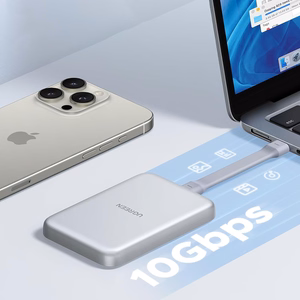 Ugreen M.2 NVMe SSD magnetinis dėklas - baltas