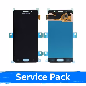 LCD дисплей для Samsung A310 2016 A3 чёрный (Service Pack)
