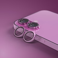 Etteri kameros lęšio apsauga iPhone 16 / 16 Plus rožinė