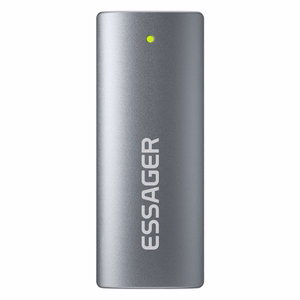 Adapteris Essager Zeus juodas (In: Type-C / Out: Magsafe3)