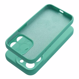 Silikoninis 2mm dėklas telefonui IPHONE 15 Pro mėtų