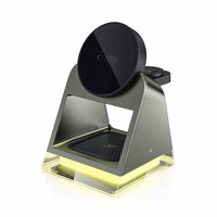 Tech-Protect QI15W-A43 3in1 belaidis įkroviklis su MagSafe Apple įrenginiams - juodas