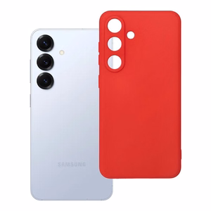 Minkštas dėklas telefonui SAMSUNG S25 raudonas