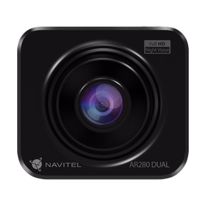 Navitel AR280 DUAL – Full HD automobilinis vaizdo registratorius su galine kamera