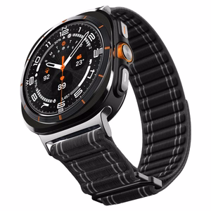 SPIGEN WBF0 dirželis SAMSUNG GALAXY WATCH ULTRA 2024 / 2025 (47 MM) juodas
