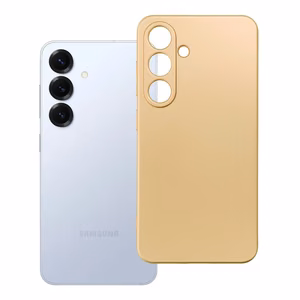 Metalinis dėklas telefonui SAMSUNG S25 - auksinis