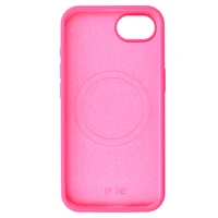 Magnetinis plonas silikoninis dėklas telefonui Iphone 16e (m) - rožinis