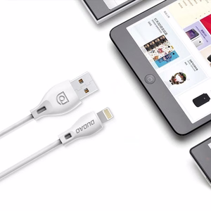 Dudao L4M USB-A - MicroUSB 2.4 A Laidas 1m - Baltas