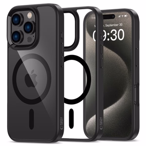 Tech-Protect MagMat Magnetinis dėklas telefonui iPhone 16 Pro - skaidrus