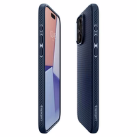 Spigen Liquid Air dėklas telefonui iPhone 15 Pro Max - mėlynas