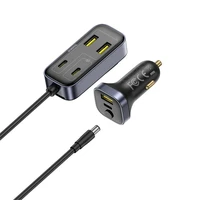 Baseus BackseatPal L1 PD automobilinis įkroviklis 3x USB-C prievadas 110W - juodas