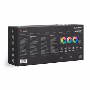 SAVIO VELOX 360 mm procesoriaus skystojo aušintuvo sistema su ARGB