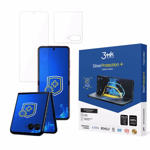 Antibakterinė apsauginė plėvelė 3mk SilverProtection+ Folded Edition Motorola Razr 50 Ultra