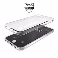 SuperDry Snap iPhone 6/6s/7/8/SE 2020 / SE 2022 Skaidrus dėklas baltas 41573