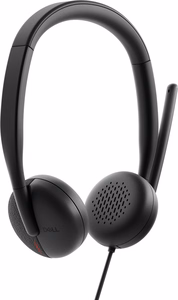 DELL WH3024 Laisvų rankų įranga Vielinis Su lankeliu Biuras / skambučių centras C tipo USB Juoda
