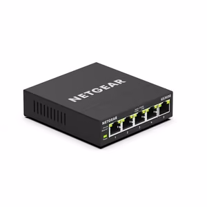 Netgear GS305E – valdomas gigabitinis eterneto komutatorius, juodas