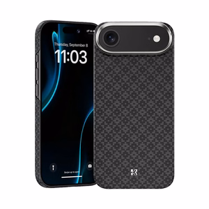 Benks magnetinis Armor Air Armor Grid Kevlar dėklas su metaliniu rėmeliu 600D (B068) Iphone 17 Air telefonui juodas