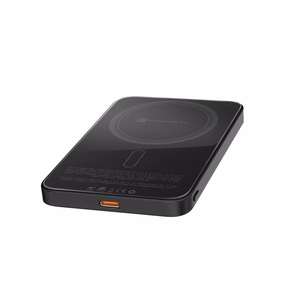Išorinė baterija su MagSafe Forcell F-Energy SuperSlim F5K8 QC4.0 PD3.0 15W 5000 mAh juoda
