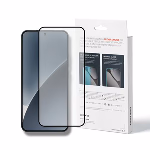 Crong 3D Armour Glass Lite visą paviršių klijuojamas grūdintas apsauginis stiklas Xiaomi 15 ekranui
