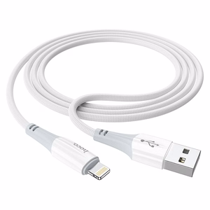 Кабель USB A to Lightning Hoco 2,4A 1 m X70 белый