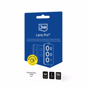 Защитное стекло камеры 3mk Lens Protection Pro для Samsung Galaxy Z Flip 7 - чёрный